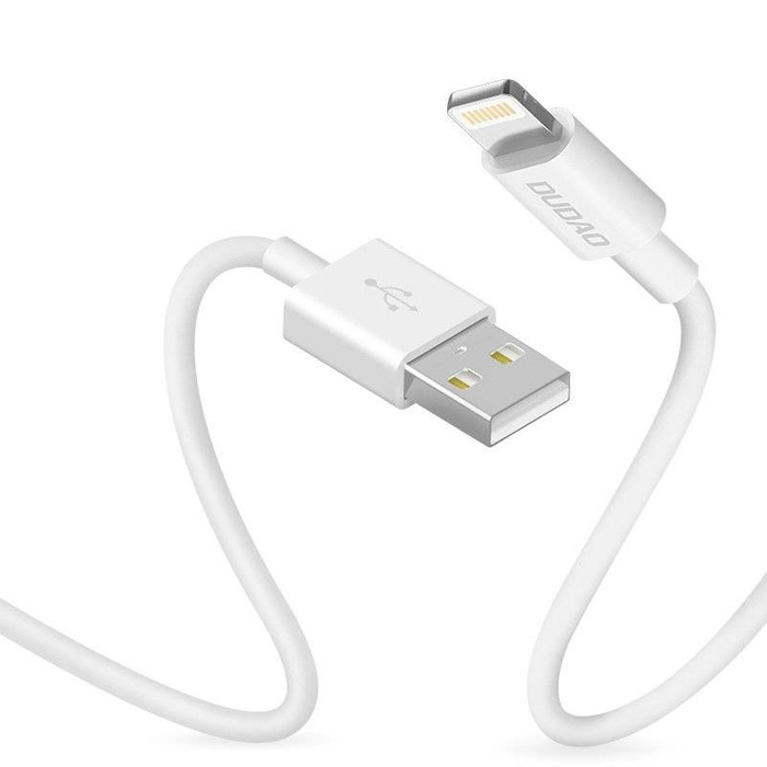 Dudao kabel USB / Lightning 3A kabel 1m bílý (L1L bílý)