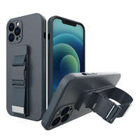 Cordon case gel coque avec lanière chaîne sac à main lanière Samsung Galaxy S21 5G bleu marine