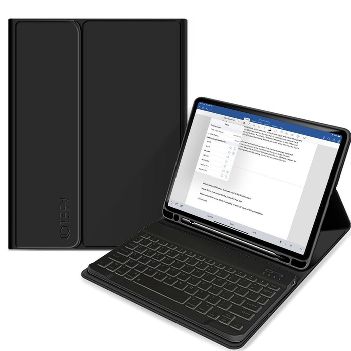 TECH-PROTECT SC PEN + KEYBOARD IPad 10.2 2019 / 2020 / 2021 ČERNÁ