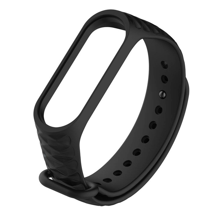 Replacement band strap for Xiaomi Mi Band 4 / Mi Band 3 Diamond black