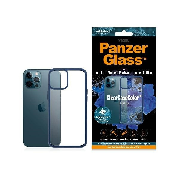 PanzerGlass ClearCase iPhone 12 Pro Max True Blue AB