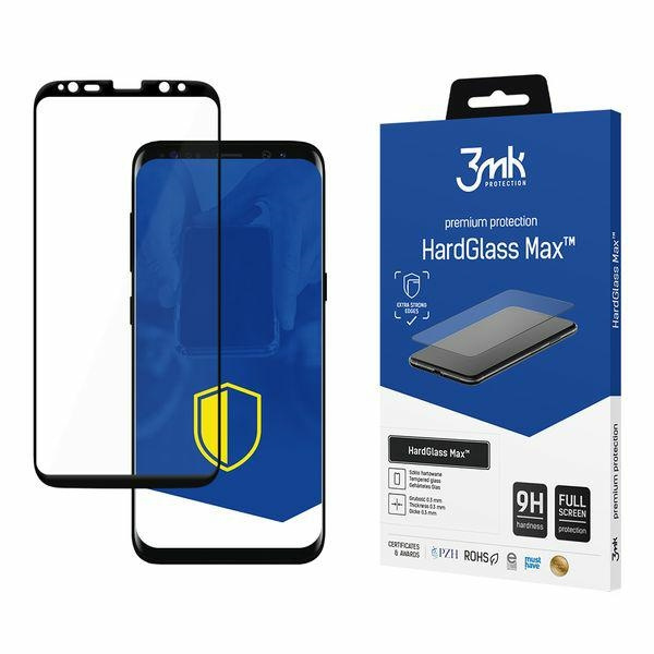 3MK Verre dur MAX 3D Galaxy S8 Noir