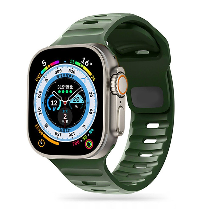 Řemínek Tech-Protect Iconband Line Apple Watch 4 / 5 / 6 / 7 / 8 / Se (38 / 40 / 41 mm) Army Green