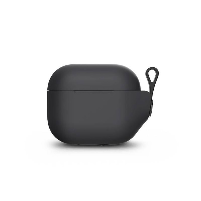 Coque MOSHI Apple Pebbo AirPods 3 avec dragonne détachable Noir Case