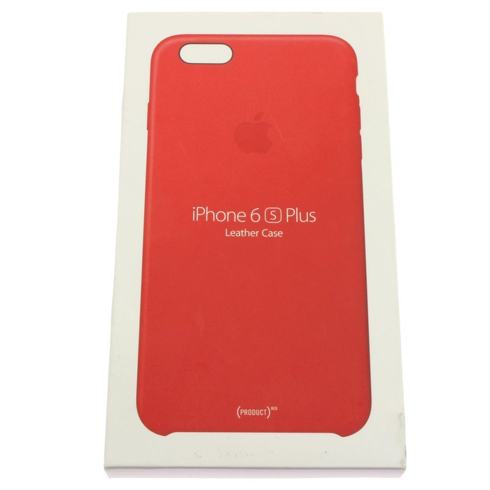 Coque iPhone 6S Plus Apple Etui en cuir original MKXG2ZM/A Rouge Nouveau