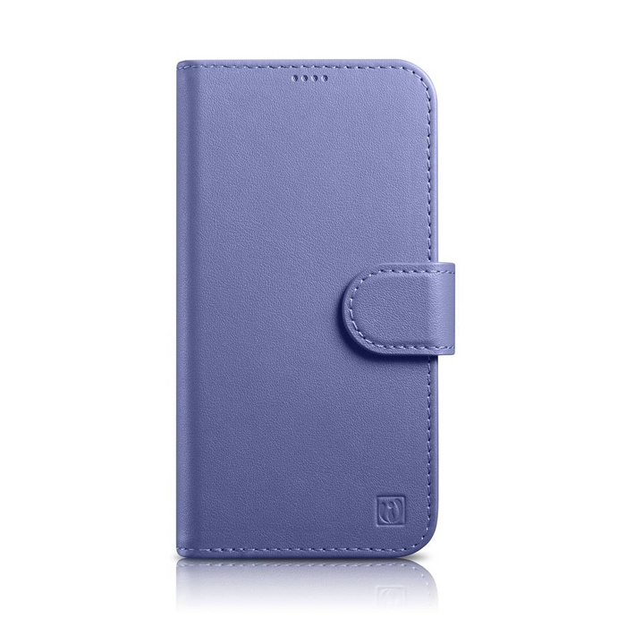 iCarer Wallet Case 2in1 iPhone 14 Flip Leather Cover Anti-RFID Light Violet (WMI14220725-LP)