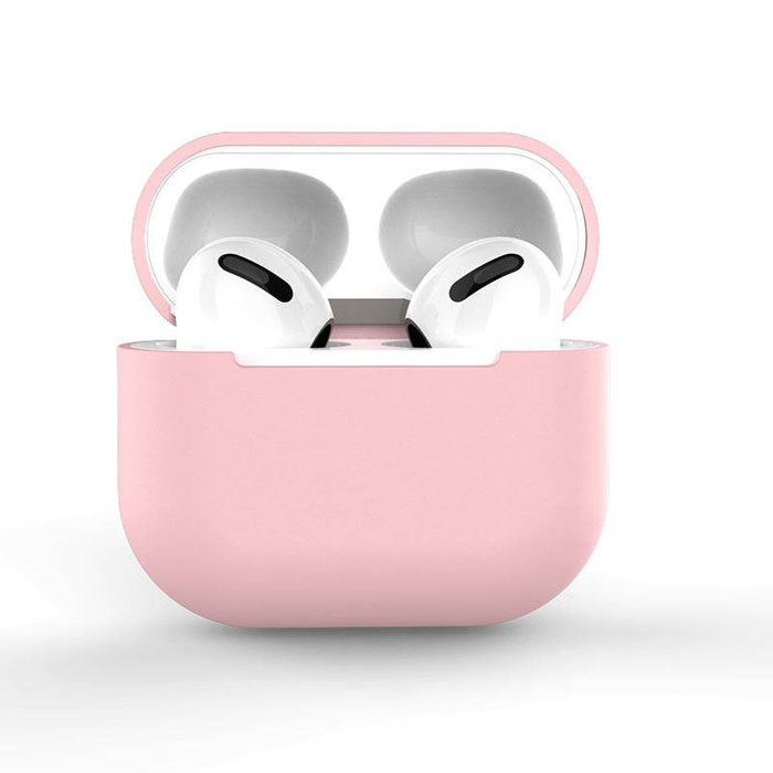 Case for AirPods 2 / AirPods 1 silikonew soft case headphones pink (case C)