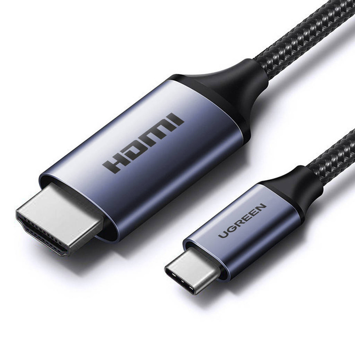 Cable USB C - HDMI 2.1 8K 60Hz 1.5m Ugreen CM565 - gray