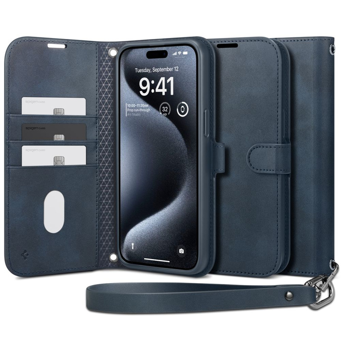 Case Spigen Wallet "s" Pro IPhone 15 Pro Max Navy