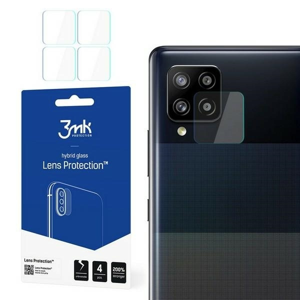 3MK Samsung Galaxy A42 5G A426 Protection d'objectif en verre hybride 4pcs Protection d'objectif d'appareil photo