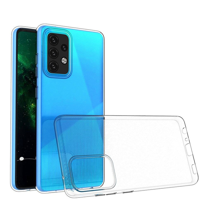 Gelový kryt pouzdro Ultra Clear 0,5 mm Samsung Galaxy A02s EU transparentní