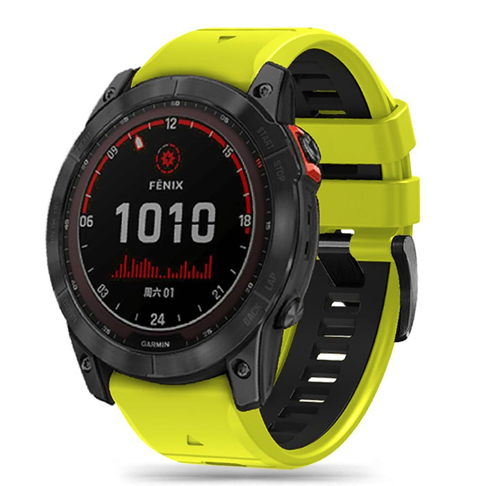 Řemínek Tech-protect Iconband Pro Garmin Fenix 3 / 5x / 3h / 5x Plus / 6x / 6x Pro / 7x Lime/black