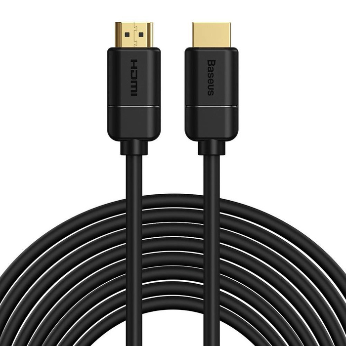 Baseus kabel HDMI 2.0 kabel 4K 30 Hz 3D HDR 18 Gbps 8 m černý (CAKGQ-E01)