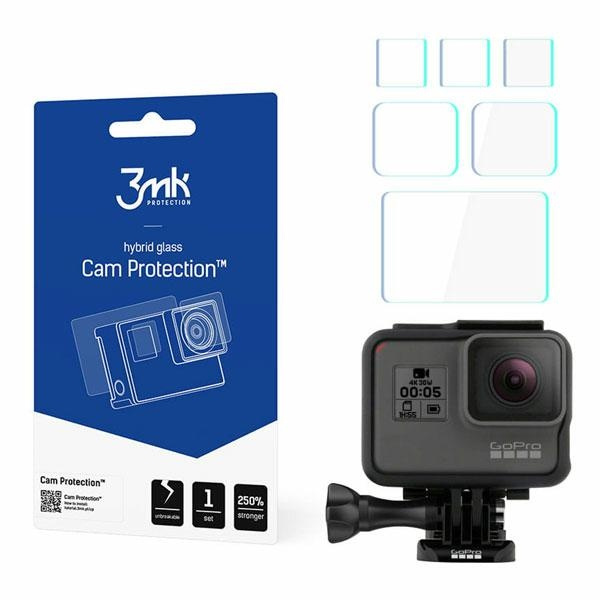 3MK Flexibles Glas Gopro Hero 5/6/7 Hybridglas