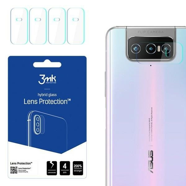 Sklo Hybrid 3MK Asus Zenfone 7 Pro Lens Protect 4ks skel