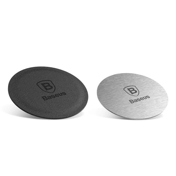 [RETURNED ITEM] Baseus Magnet Iron Suit 2 self-adhesive metal plate covers for magnetic car mounts silver (ACDR-A0S)