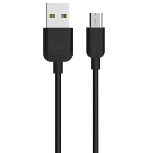 Kabel USAMS U-Turn MicroUSB 2A 1m černý