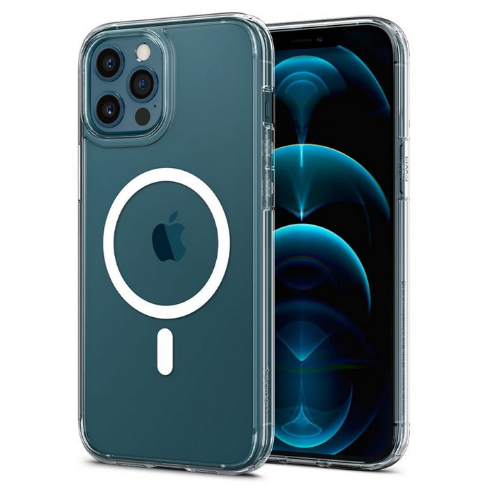 Pouzdro SPIGEN iPhone 12 Pro Max Ultra Hybrid Mag Bílá Case