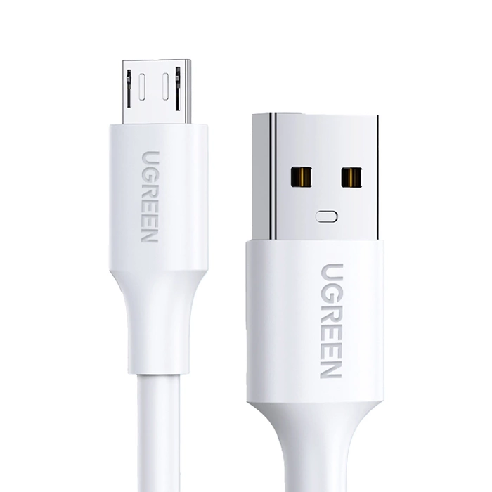 Kabel UGREEN Micro USB USB-A QuickCharge 3.0 2,4A 0,50 m Bílá