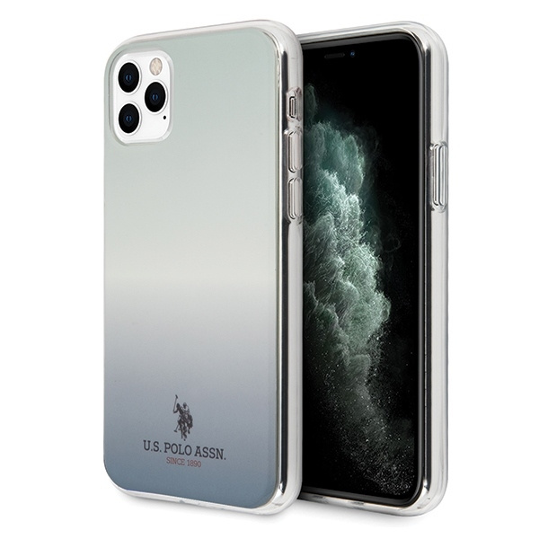 US POLO Apple iPhone 11 Pro Farbverlauf Muster Sammlung Blau Hülle