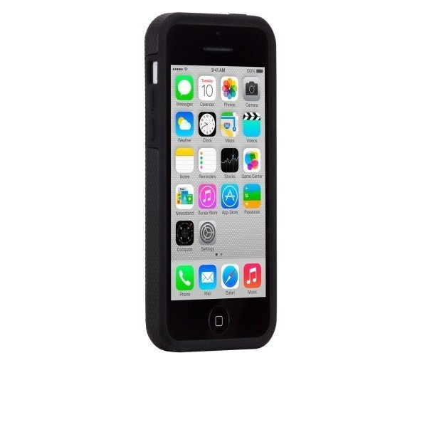 Pouzdro Cover Apple iPhone 5c Case-Mate Hybrid Tough Black Case