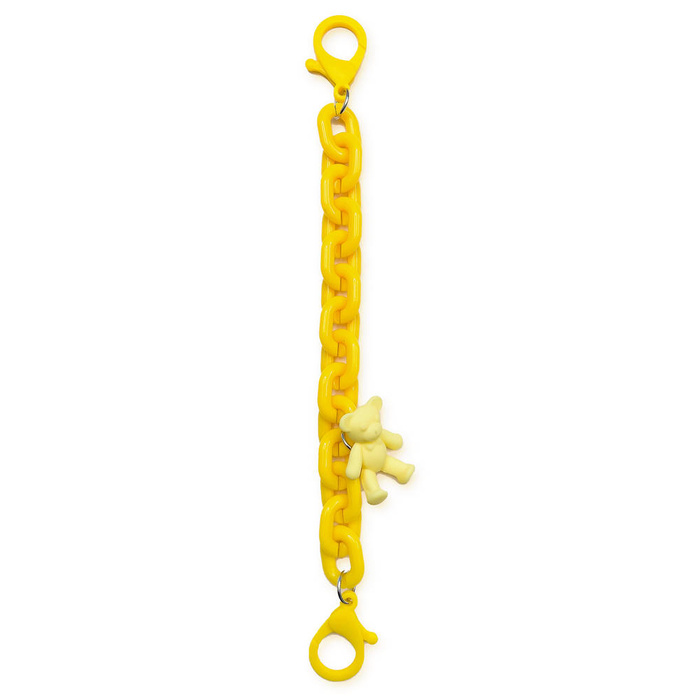 Color Chain (rope) colorful chain phone holder pendant for backpack wallet yellow