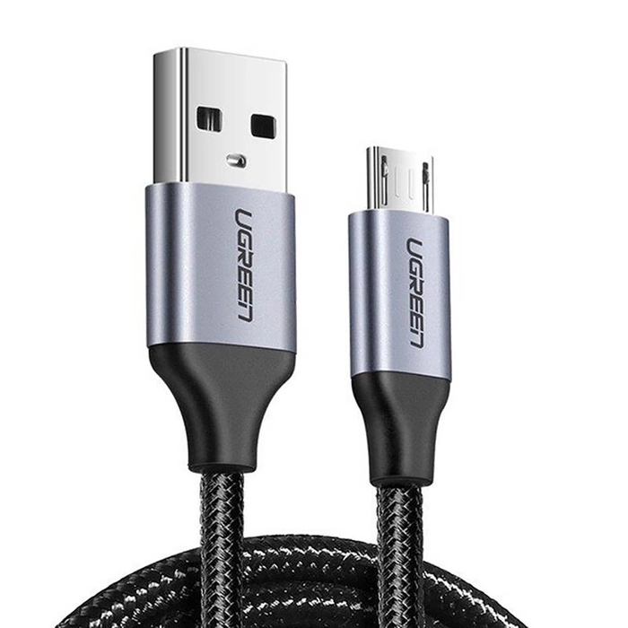 Ugreen kabel USB - kabel micro USB 1m šedý (60146)