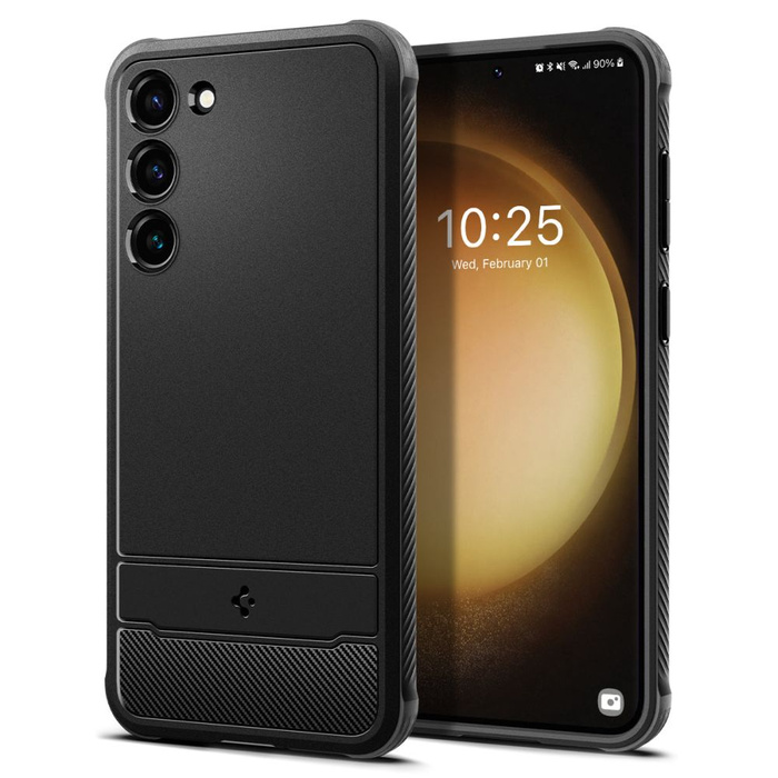 Coque Spigen Rugged Armor GALAXY S23 MATTE NOIR