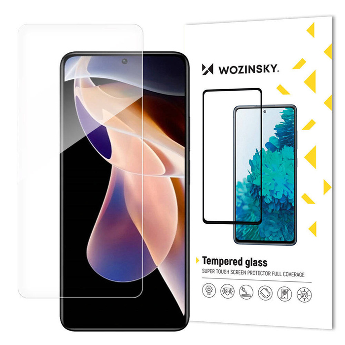 Protecteur d&#39;écran Wozinsky en verre trempé 9H pour Xiaomi Redmi Note 11 Pro + / 11 Pro