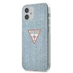 Coque GUESS Apple iPhone 12 Mini Jeans Collection GUHCP12SPCUJULLB Bleu Hardcase