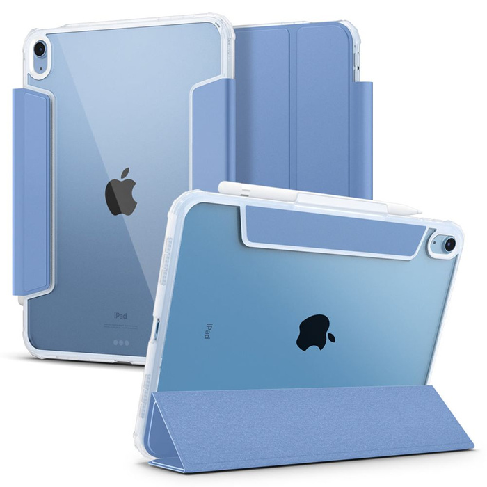 Coque Spigen Ultra Hybrid Pro iPad 10.9 2022 Bleu Cornflower Case