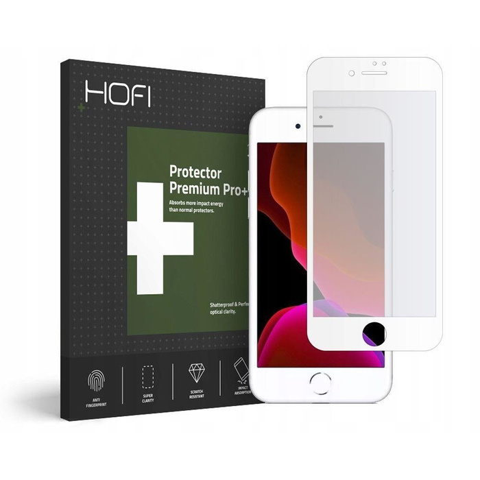 Hybridglas HOFI Ultraflex Glas iPhone 7/8/se 2020 Weiß