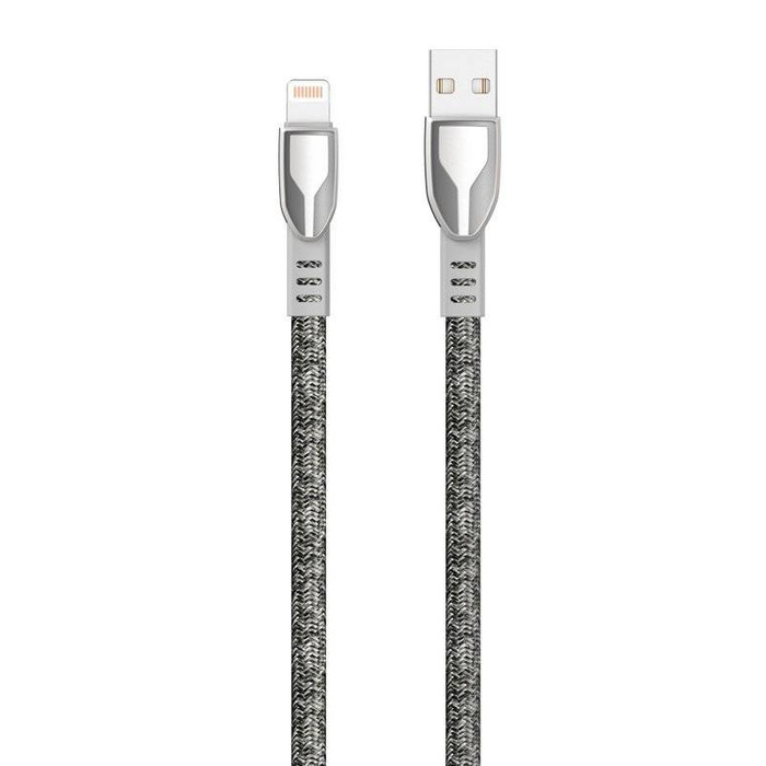 Lightning USB Kábel Dudao 5A 1m sivý