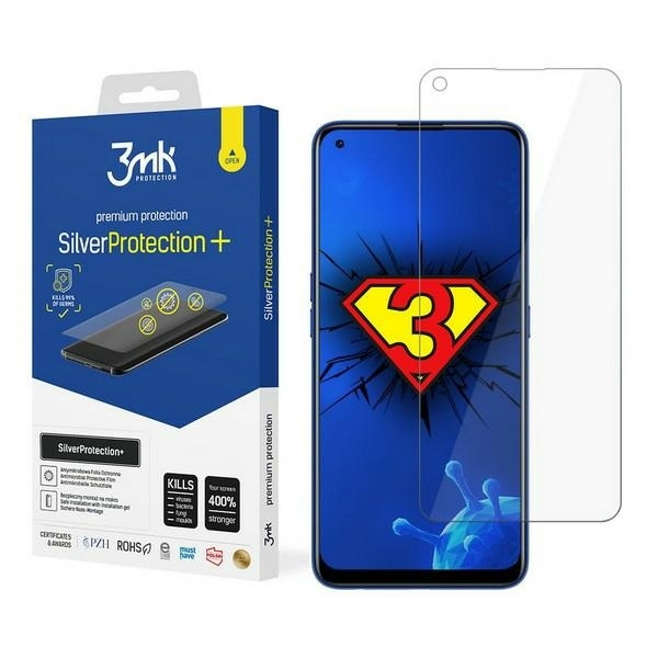 3MK Realme 7 Pro Silver Protect nedves szerelésű antimikrobiális film