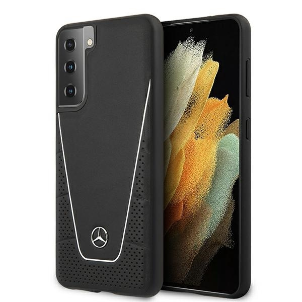  MERCEDES Samsung Galaxy S21 G991 Dynamic Line MEHCS21SCLSSI Funda rígida negra