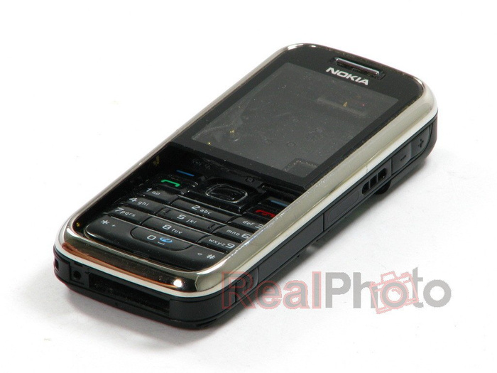 NOKIA 6233 Funda de teclado con cuerpo frontal negro