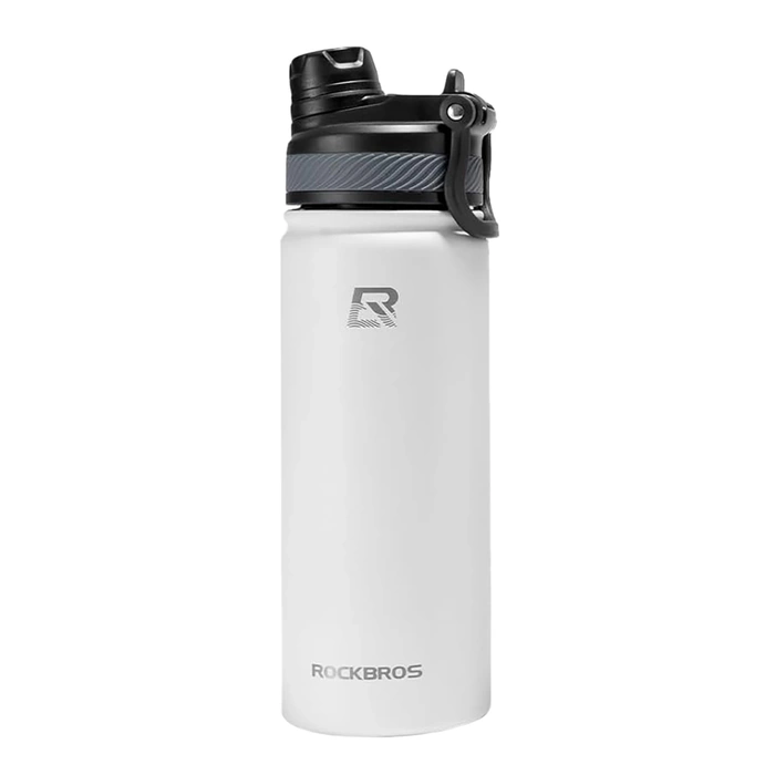 Rockbros 35210029005 Fahrrad-Thermoflasche für Getränke 530 ml – Weiß