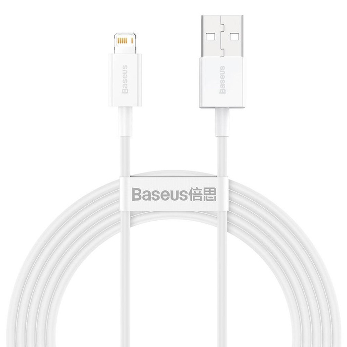 Baseus Superior USB kabel - Lightning 2,4A 2 m bílý (CALYS-C02)