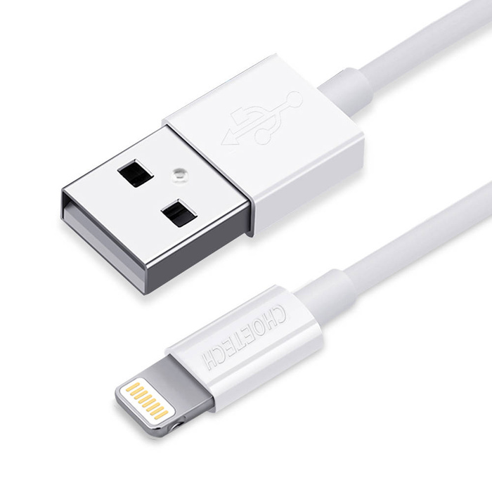 Choetech MFI USB kabel - Lightning 1,2 m bílý (IP0026 bílý)