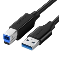 Ugreen printer cable USB-A - USB-B 5Gb/s 2m black (US210)