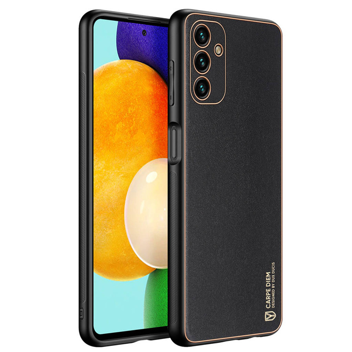 Dux Ducis Yolo elegante cover realizzata in pelle ecologica per Samsung Galaxy A13 5G nero