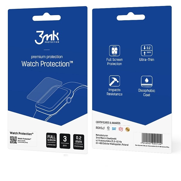 Film protecteur plein écran 3MK Garmin Venu Watch ARC