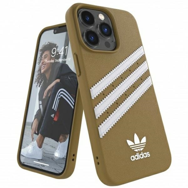 Case Adidas OR Moulded PU iPhone 13 Pro Max 6.7" beige-gold/beige-gold 47807