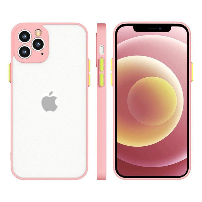 Milky Case silicone flexible translucent case for Xiaomi Redmi Note 10 / Redmi Note 10S pink