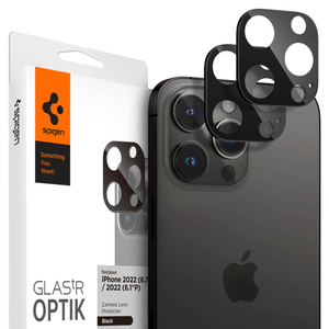 KAMERASCHUTZ Spigen OPTIK.TR KAMERASCHUTZ 2ER-PACK IPhone 14 Pro / 14 Pro Max / 15 Pro / 15 Pro Max SCHWARZ