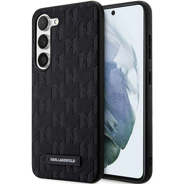 Case Karl Lagerfeld KLHCS23MSAKLHPK S23 Plus S916 hardcase black/black Saffiano Mono Metal Logo Case