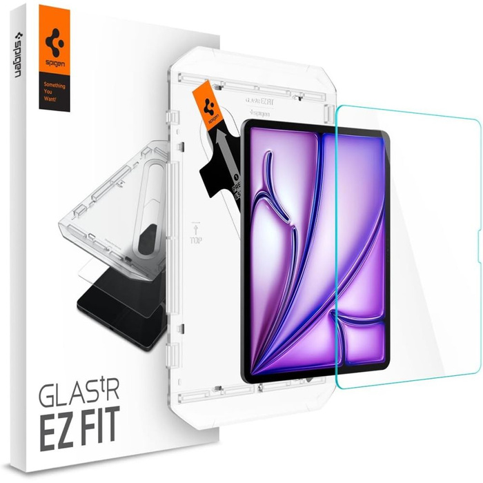 Verre trempé Spigen iPad Glas.tr "ez Fit" Air 13 2024 Clair