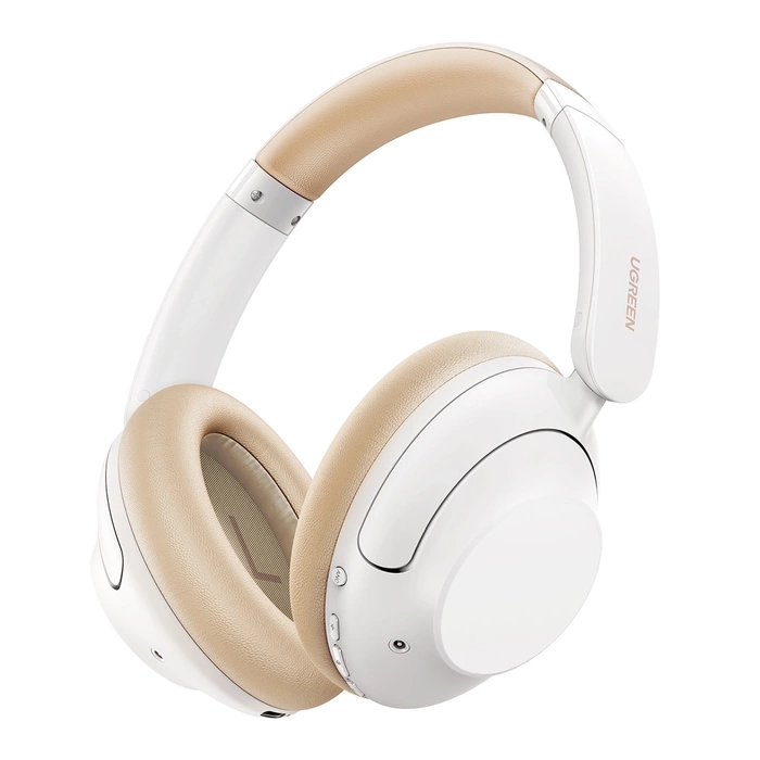 Casque supra-auriculaire sans fil Ugreen HP202 HiTune Max5 avec réduction de bruit ANC hybride - blanc