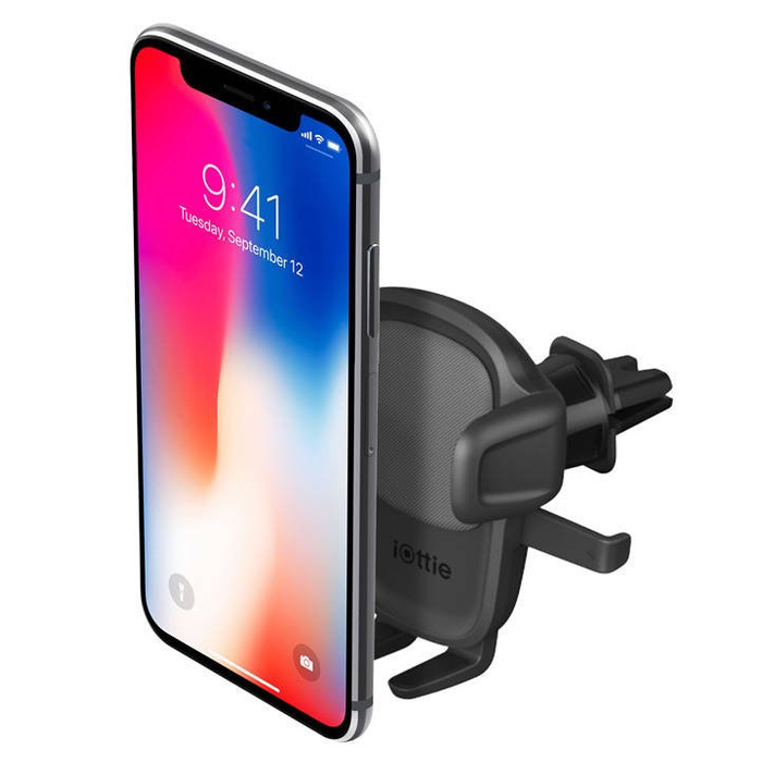 Support IOTTIE Easy One Touch 5 Air Vent Mount for Grille iPhone XS 11 12 Pro Galaxy S10 S20 S21