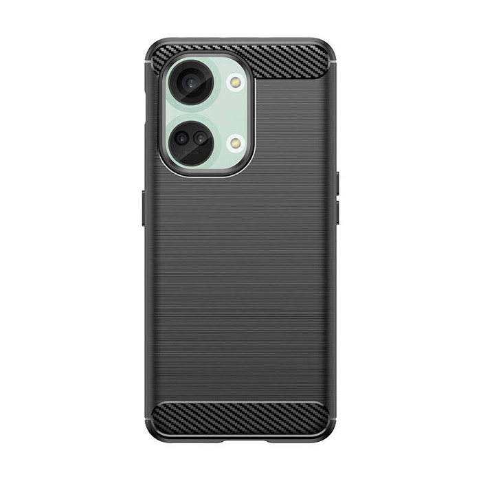 Coque en silicone Carbon Case pour OnePlus Ace 2V/OnePlus Nord 3 - noir